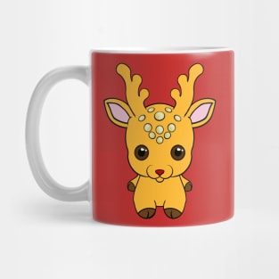 Golden Reindeer Mug